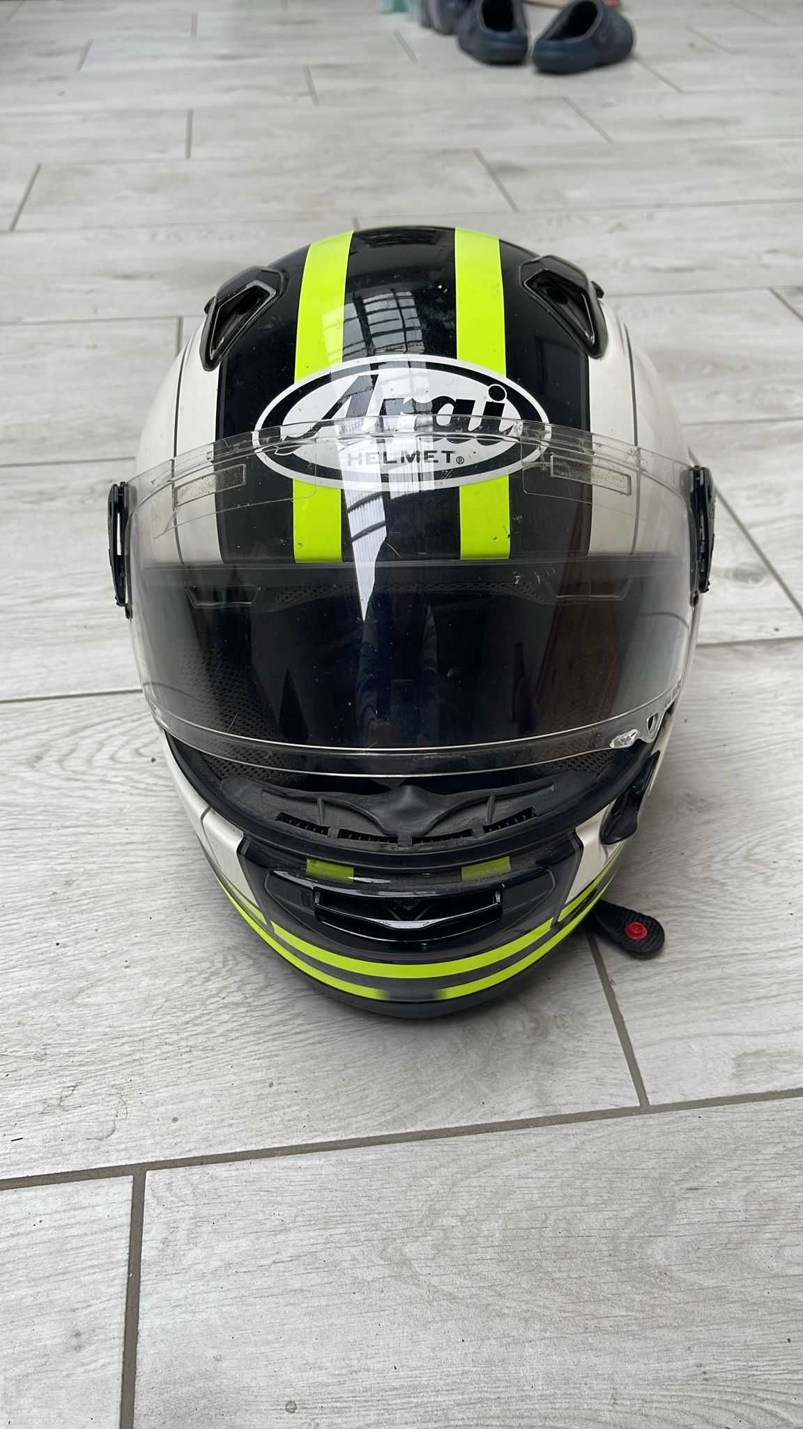 Używany kask motocyklowy Arai QV-Pro, RL 59cm, made in Japan