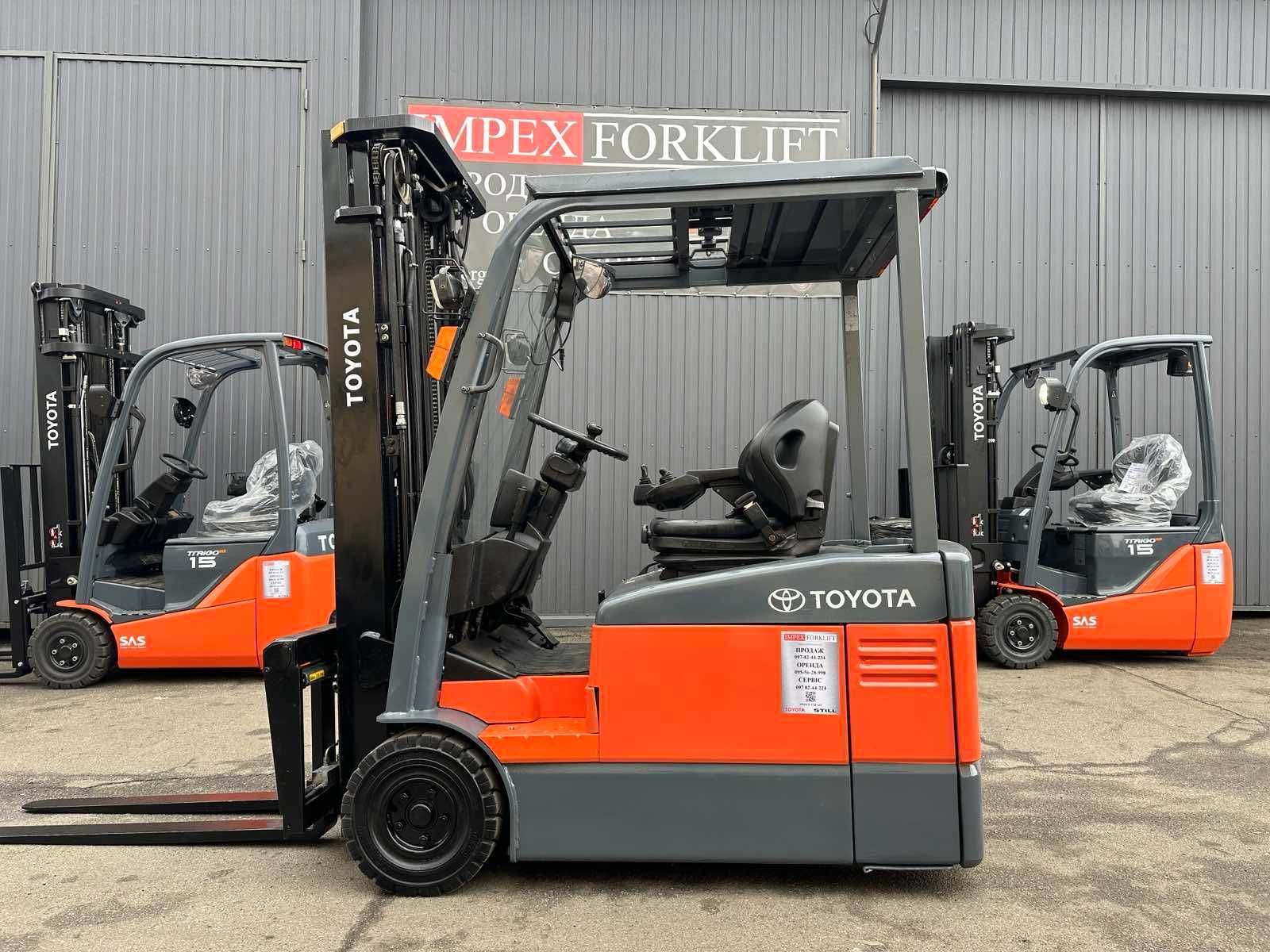 Електричний навантажувач TOYOTA 7FBE18, підйом-4.7м, электропогрузчик