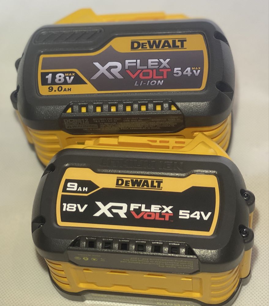 Акумулятори Dewalt Flexvolt / XR 18/54v -9ah -21700/18650