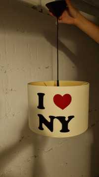 Lampa wisząca "I love New York"