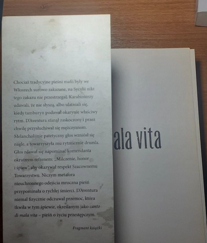 ksiązka Mala vita Claudio Michele Mancini