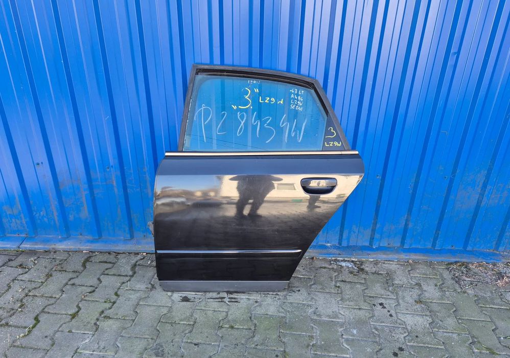 3. DRZWI TYŁ LEWY TYLNE LEWE AUDI A4 B6 SEDAN LZ9W