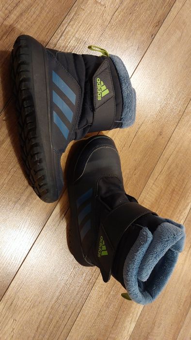 Buty zimowe adidas 34 na rzepy