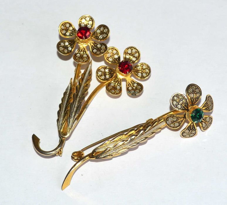 2 Broches Vintage