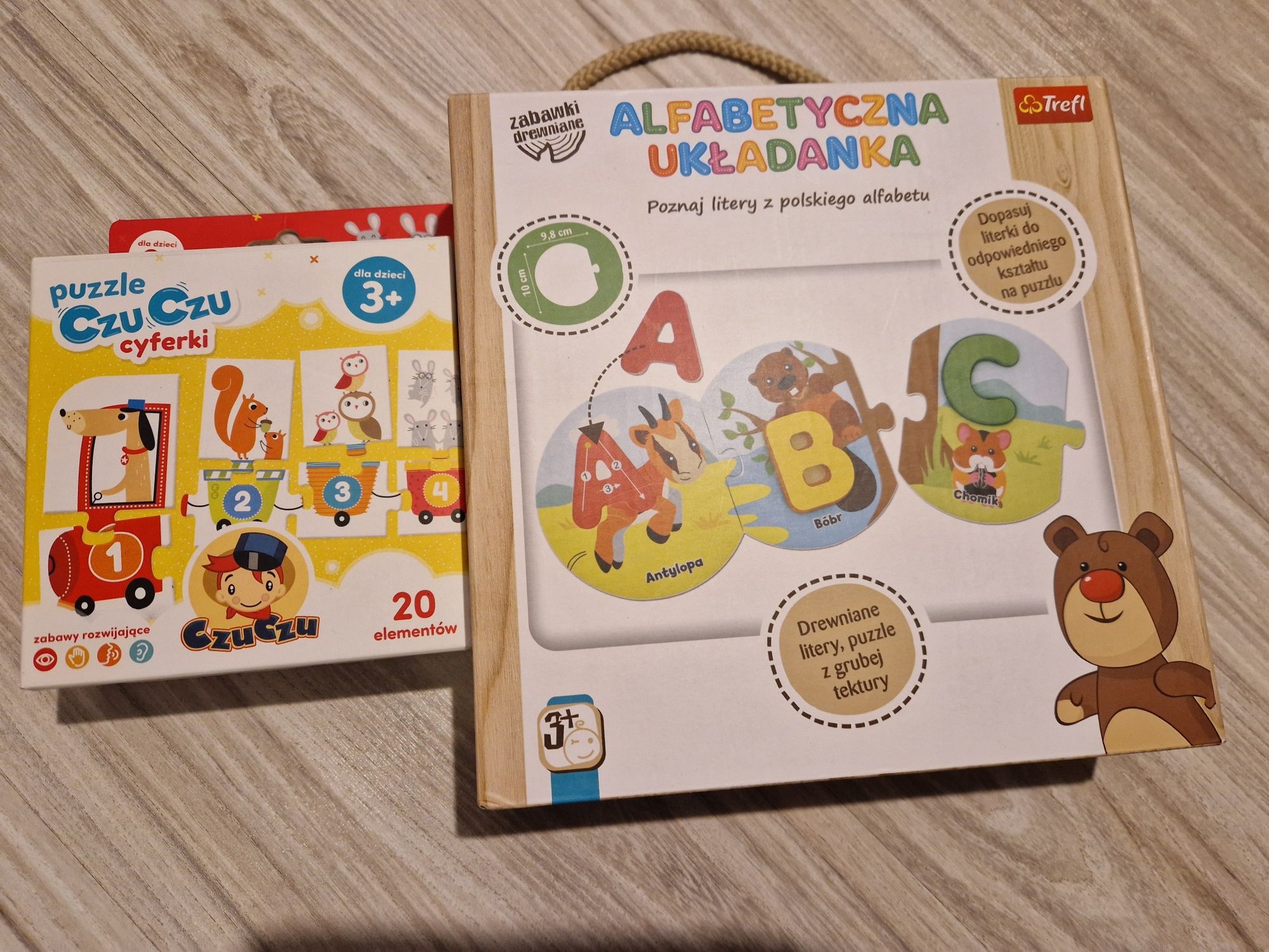 Nowa Alfabetyczna ukladanka trefl i czu czu cyferki
