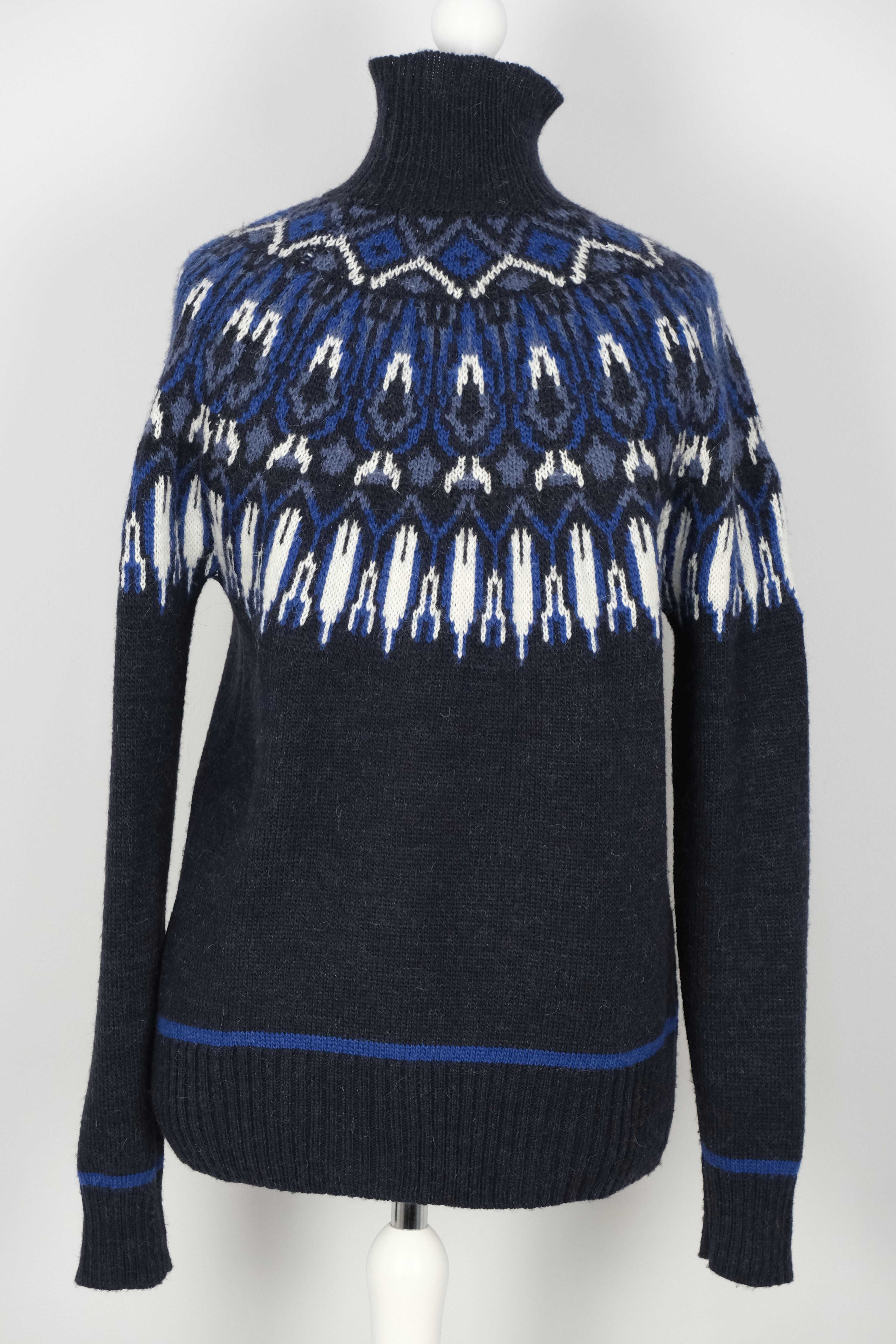H&M norweski styl sweter z alpaką wełna r S