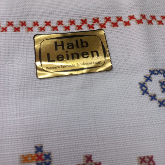 Niemiecka makatka nowa len bawełna