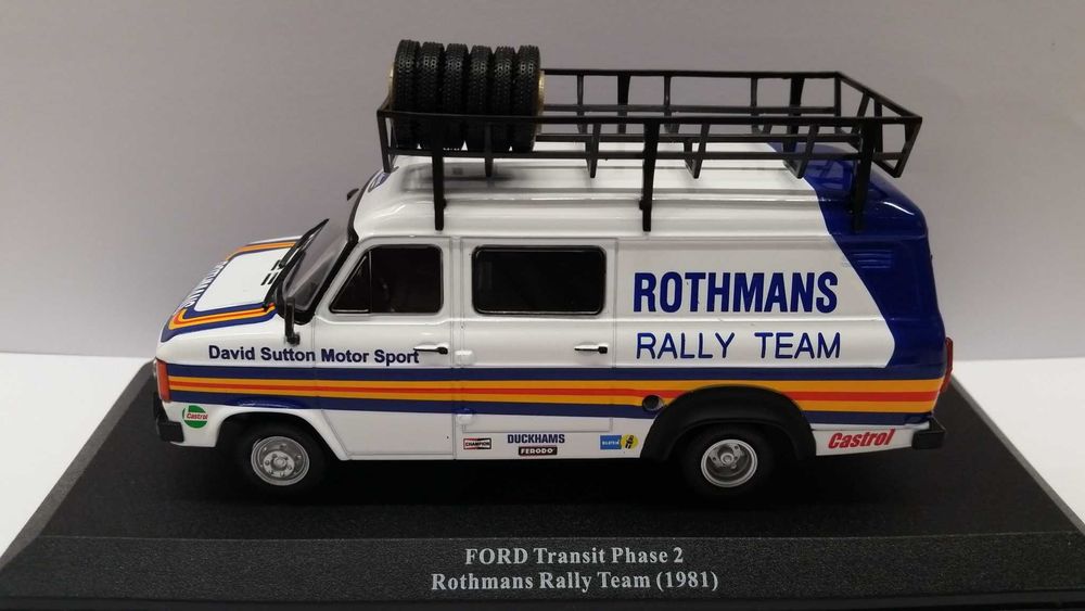 Miniaturas carrinhas assistencia rally - 1