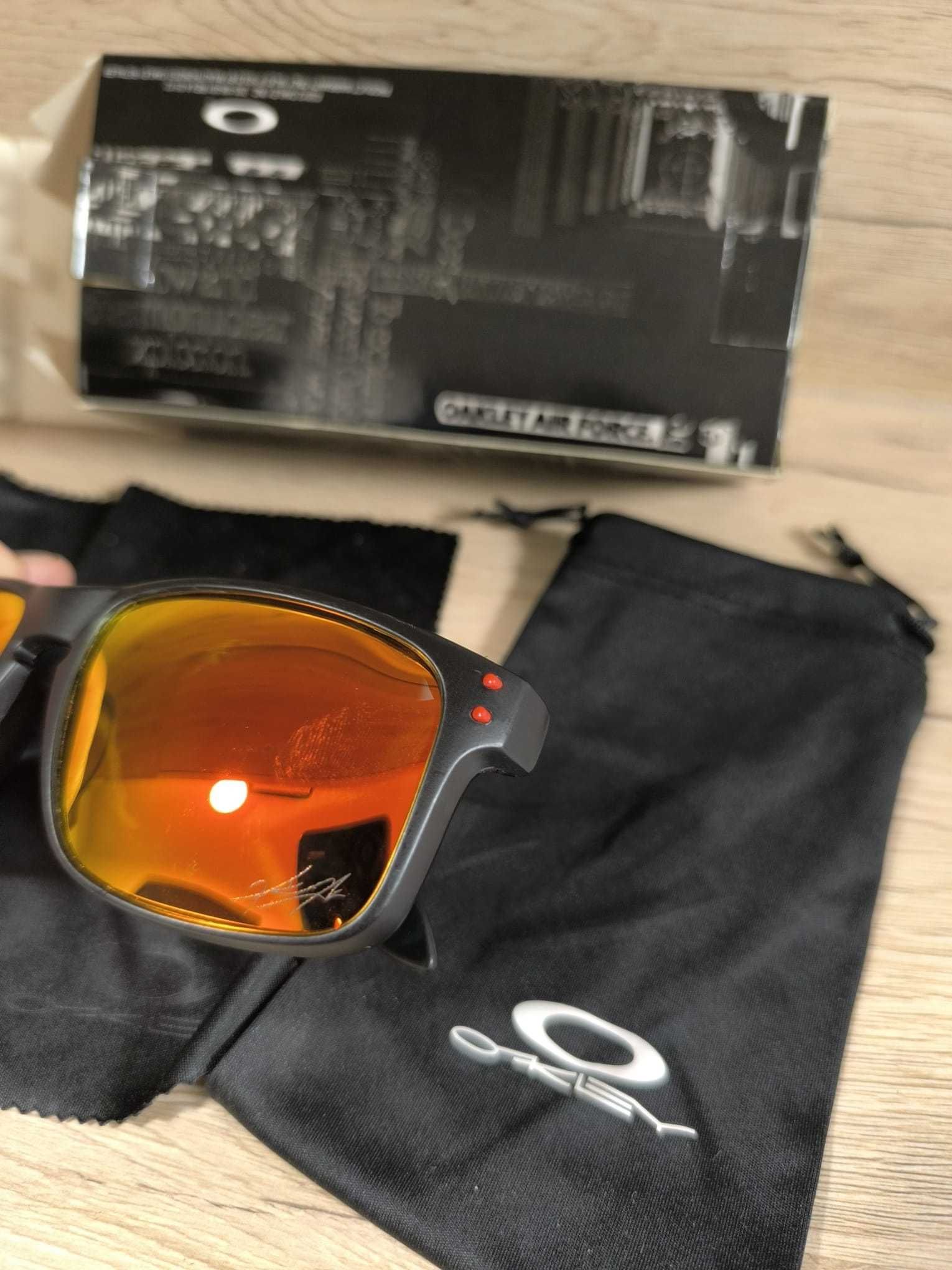 Óculos Oakley Orange Black Novos