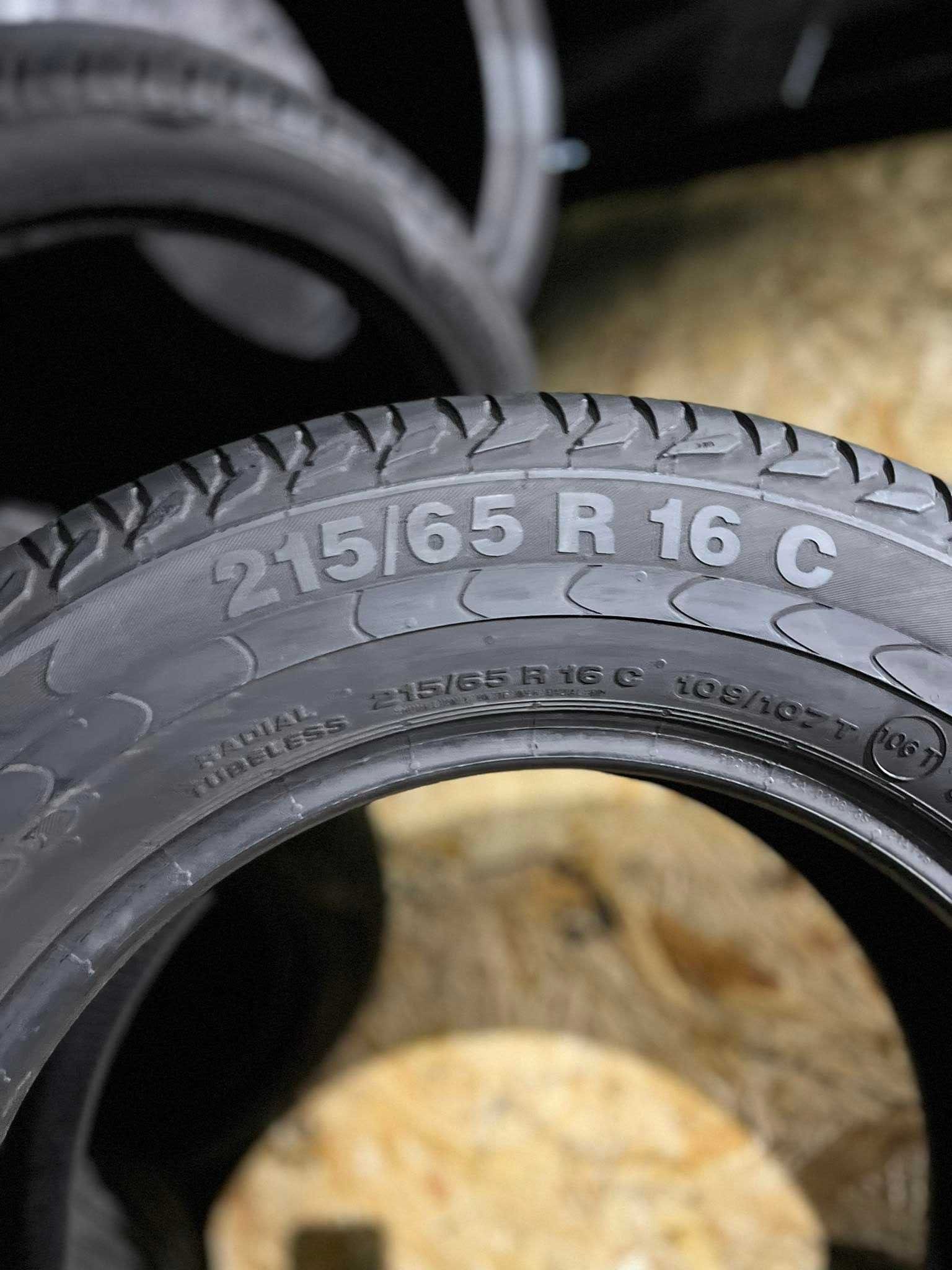 Літні шини 215/65 R16c Continental Vanco2 4шт 2021рік 95% Slovakia