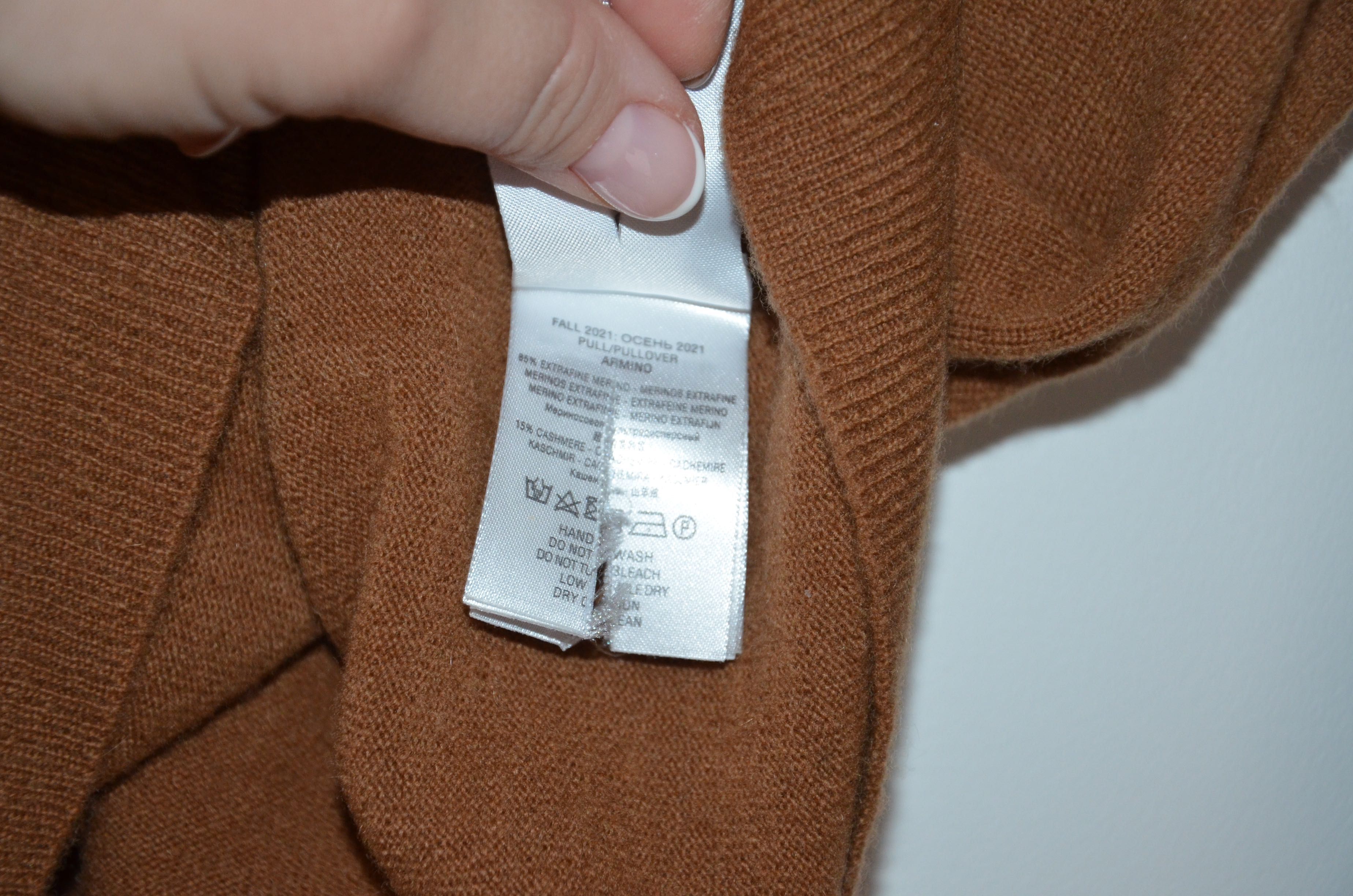 Essentiel Antwerp sweter r. S merinos extrafine/kaszmir