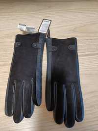 Skórzane rękawiczki damskie Lasocki XL
