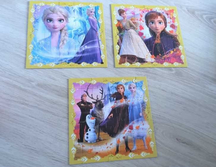 Puzzle Kraina Lodu Frozen 2 Moc Anny i Elsy 3w1