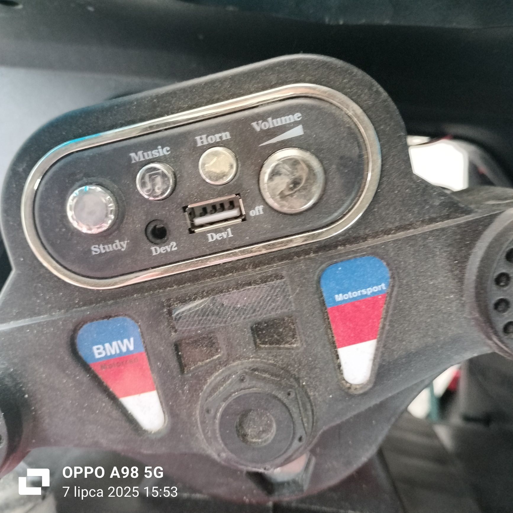 Motocykl BMWna akumulator dla dziecka