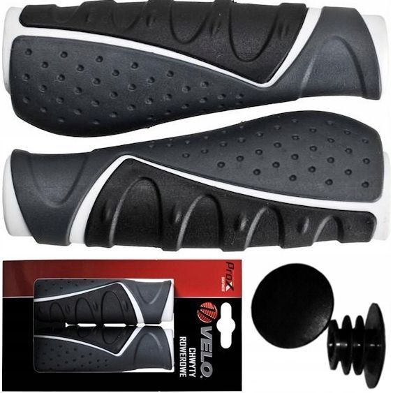 Velo chwyty rowerowe 130mm ergonomiczne uchwyty kierownicy rączki