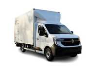 Renault Master kontener z windą  Renault Master kontener + winda 750kg