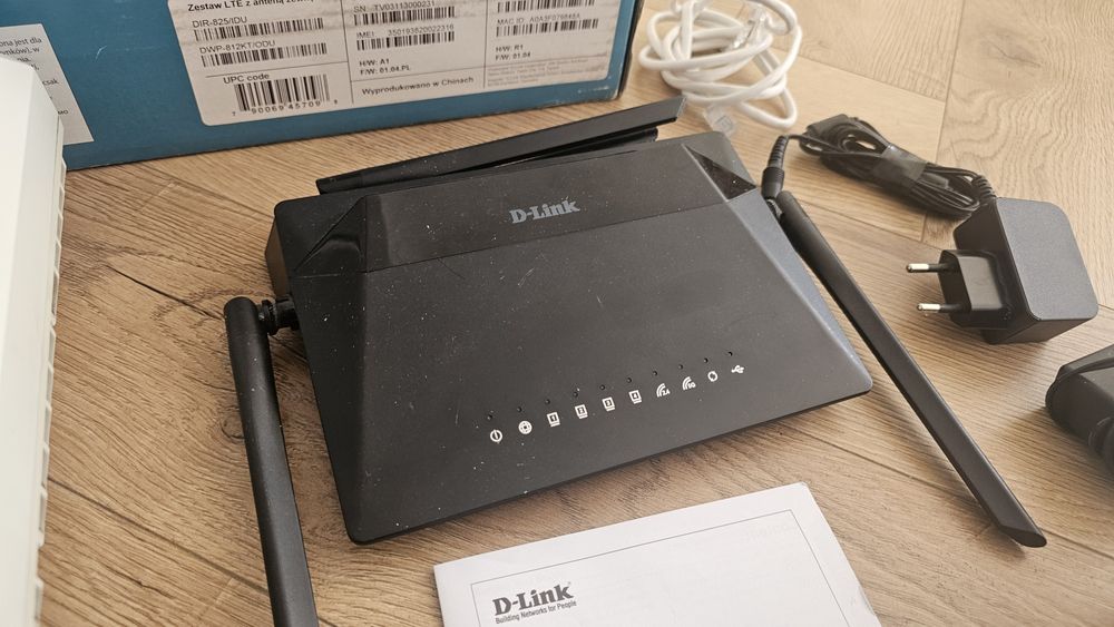 Dlink DWP-812KT antena zewnętrzna Lte+router komplet