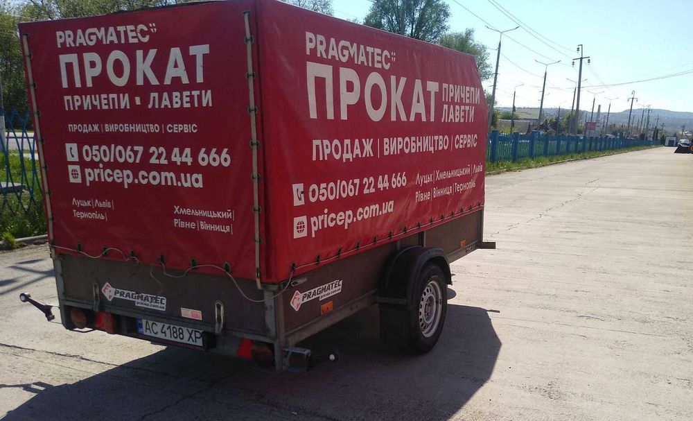 Оренда лавет, причепів / прокат, аренда лафет, прицепов