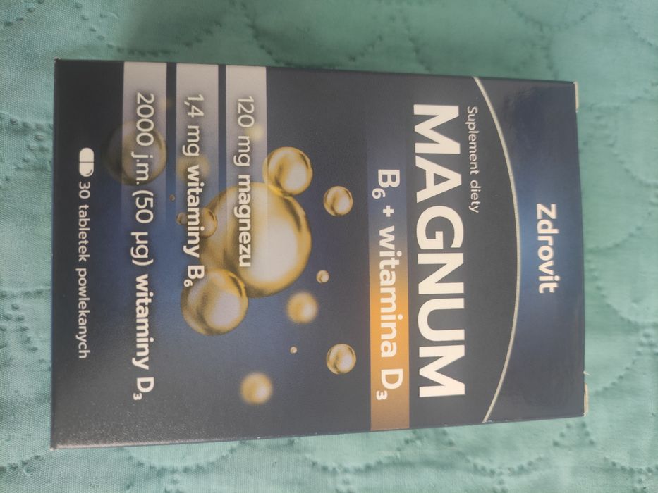 10x30 tabletek D3 2000j.m. + B6 + magnez odporność,