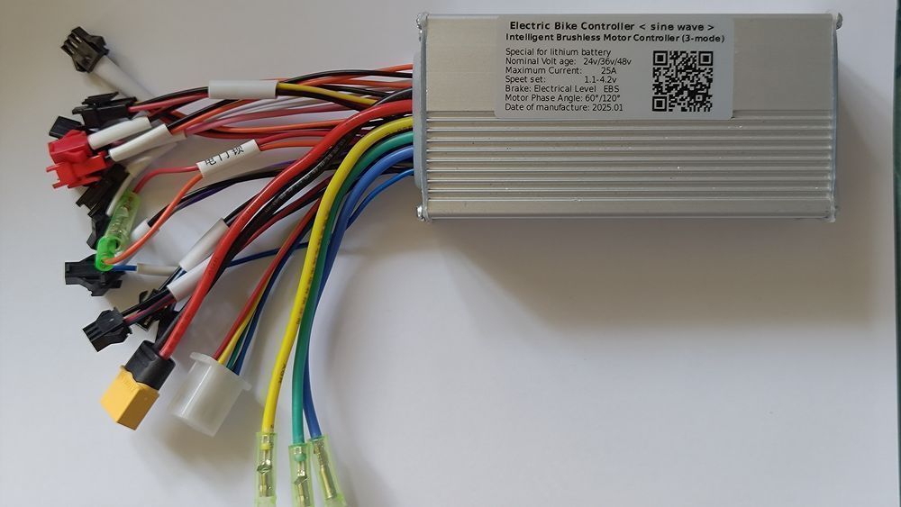 Контроллер синусний 24 36 48в 500w 350w 250w электровелосипед