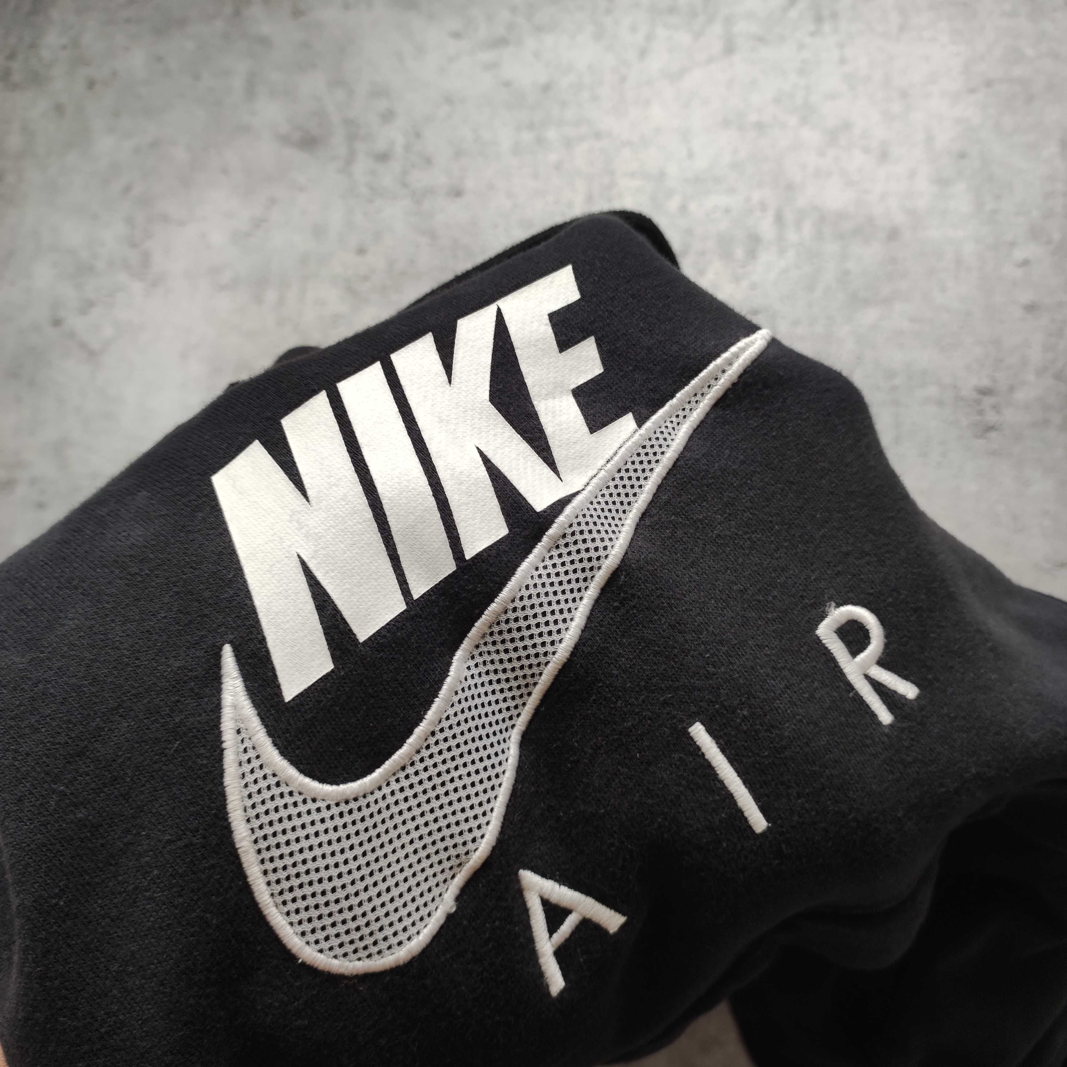 DAMSKA Bluza z Kapturem Czarna Hoodie Nike AIR MAX Kangurka Casual