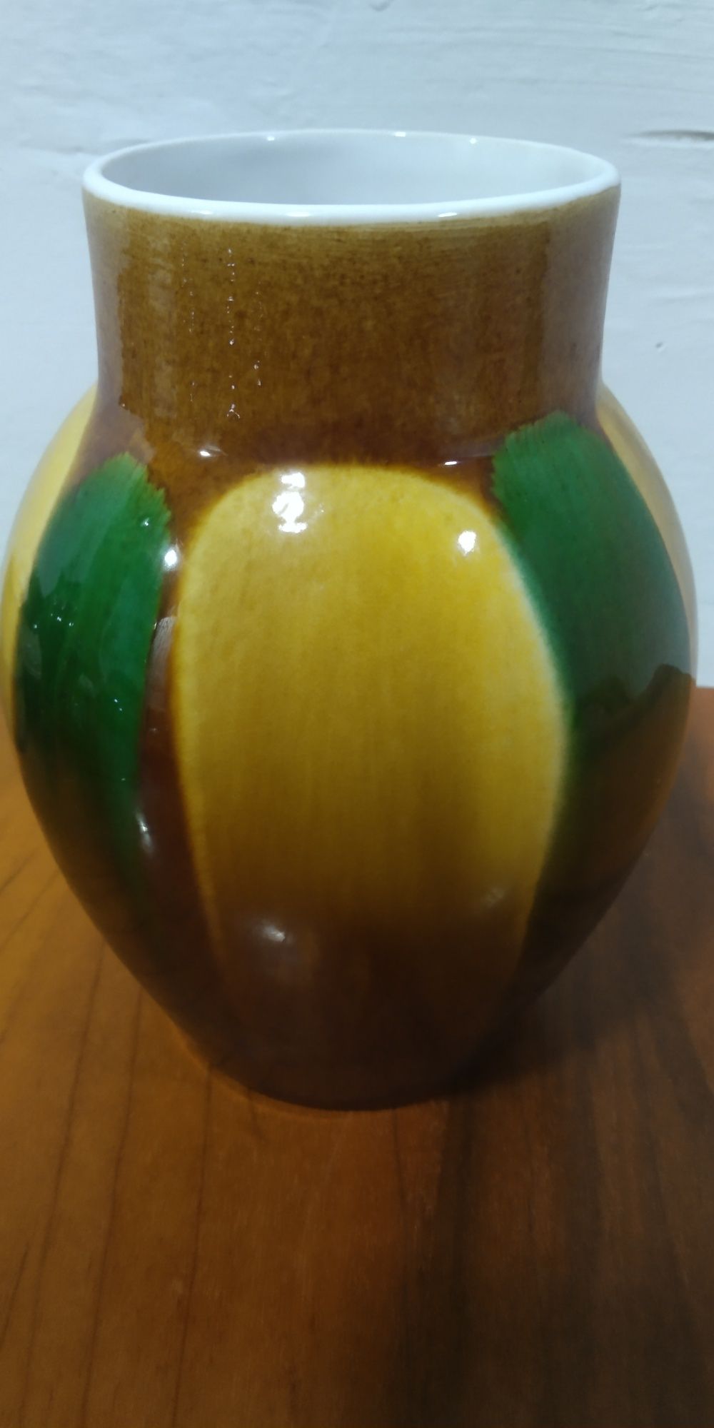 Майолика обливная керамика Проторьевых вазочки крылатая ваза 20-х год.