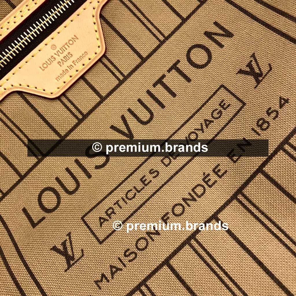 Torebka Louis Vuitton Neverfull MM canvas Monogram/skóra naturalna