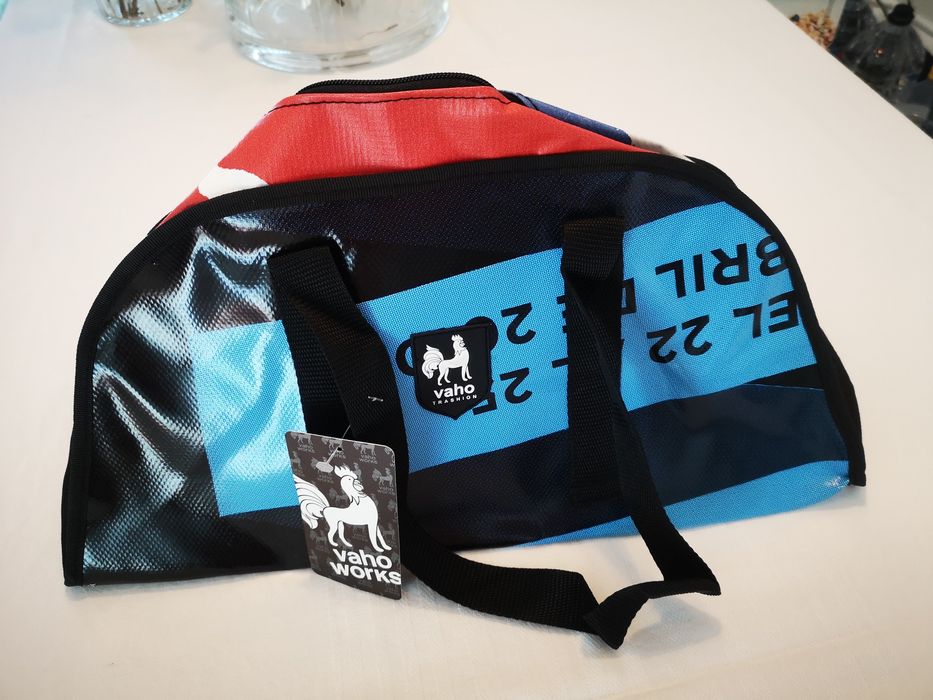 Vendo pequeno saco mala vahao trashion reciclado