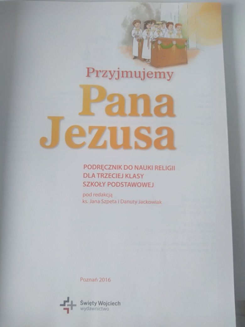 Podręcznik do religii Przyjmujemy Pana Jezusa wyd. Św. Wojciecha