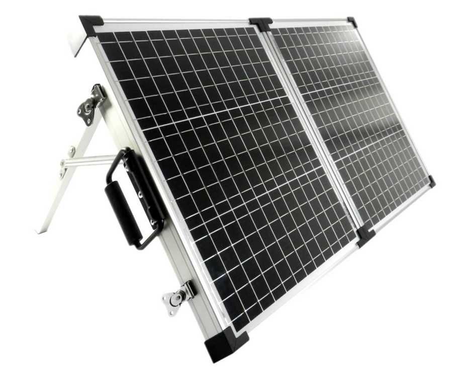 Przenosny panel solarny 12V skladany 60W MOCNY na kemping survival