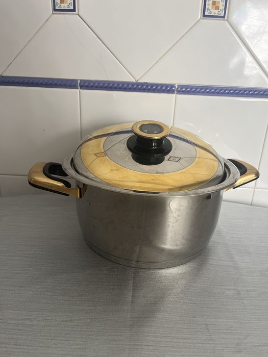 Conjunto IDEIACASA 2 tachos + caçarola c/ Termómetro