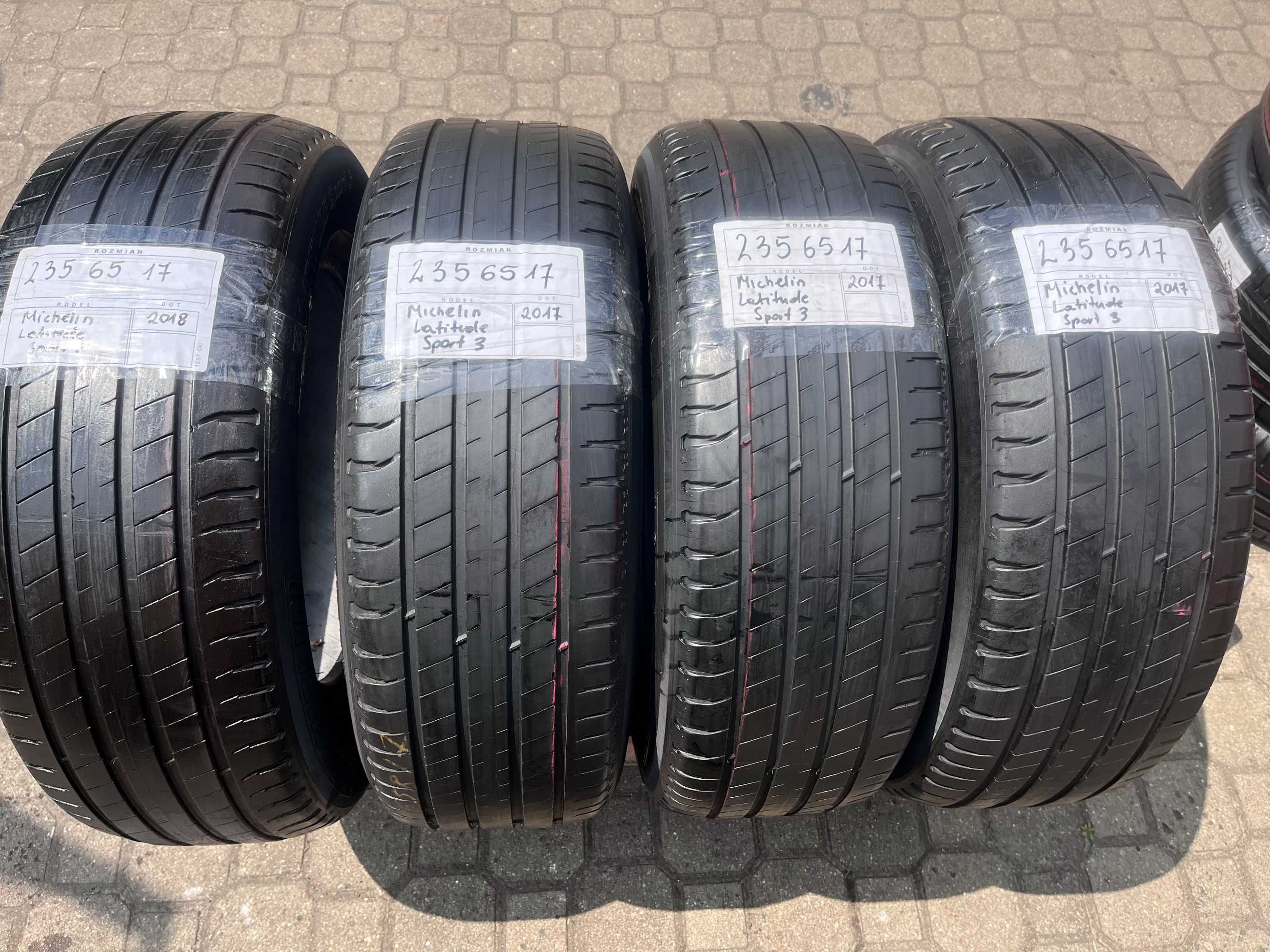 Opony letnie komplet 235/65R17 Michelin Latitude Sport 3