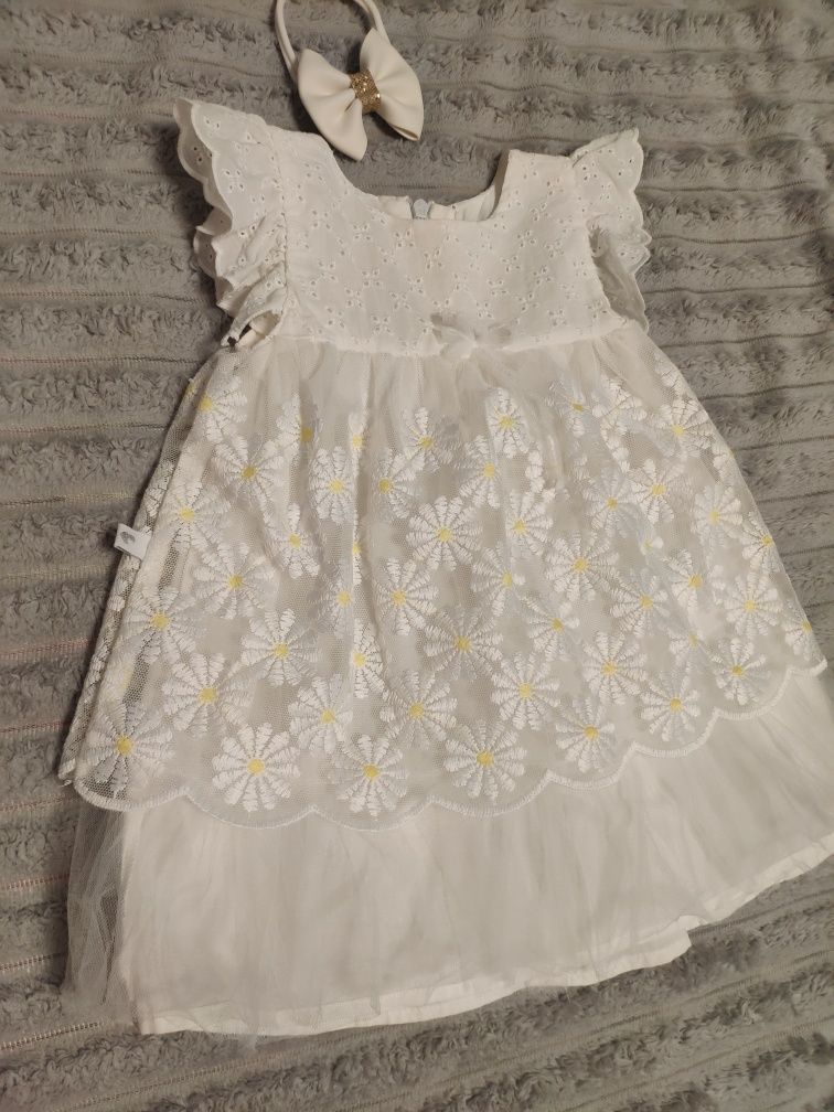 Нежное платье на девочку 1 годик