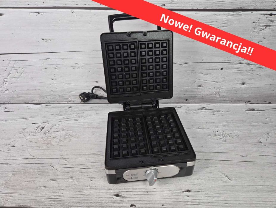 Promocja! Nowa gofrownica 2000W 2 duże gofry z regulacją temperatury