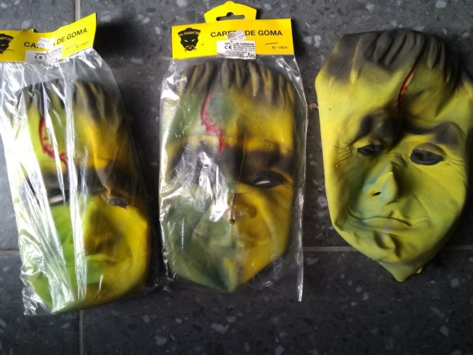 Máscara Frankenstein em Silicone – Carnaval e Halloween