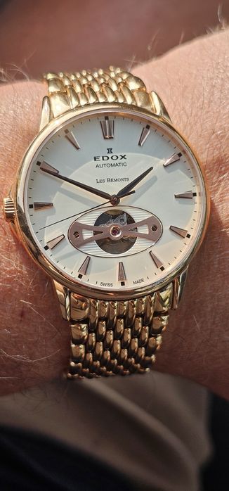 Zegarek Edox automat open Heart