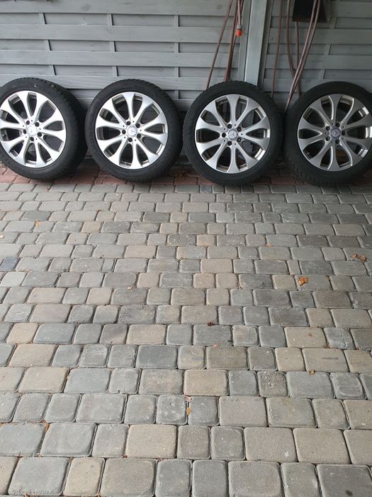 Alufelgi mercedes/245/45R18,Opony zimowe goodyear
