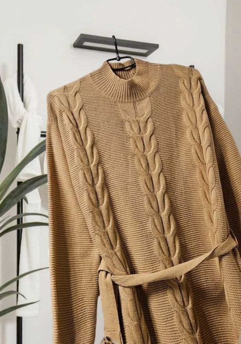 Вязанное теплое вязаное платье Missguided, р. S/M