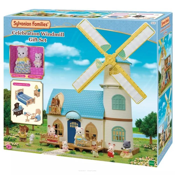 Sylvanian Families. Duży wiatrak z domkiem. Epoch