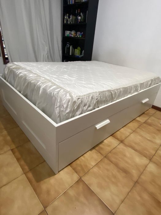 Cama Ikea Estrutura cama c/arrumação