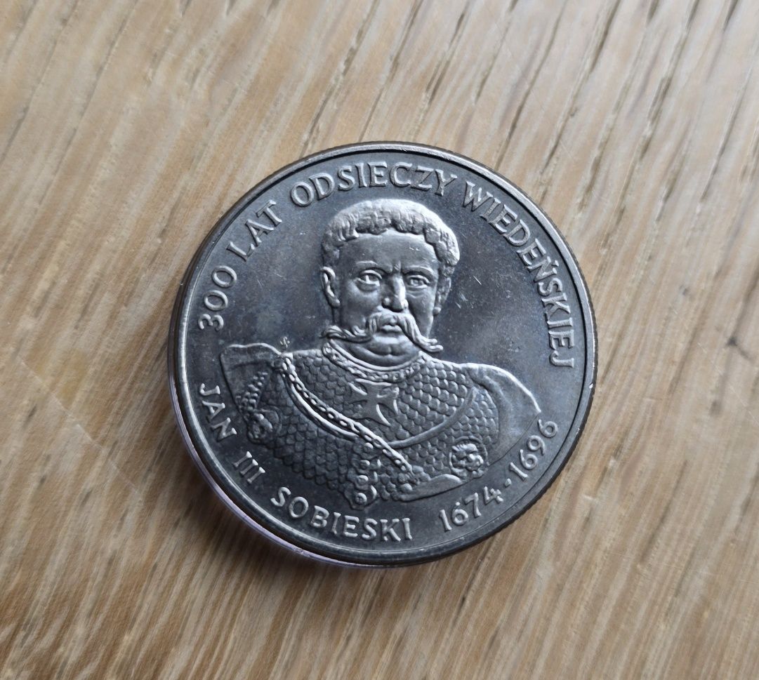Moneta kolekcjonerska Jan III Sobieski 300 lat odsieczy wiedeńskiej 50