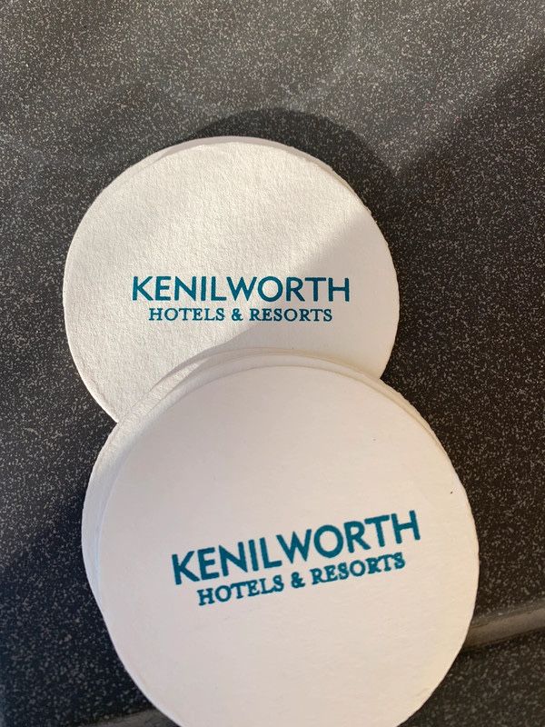 7 x podkładki pod szklanki Kenilworth Hotels and Resorts