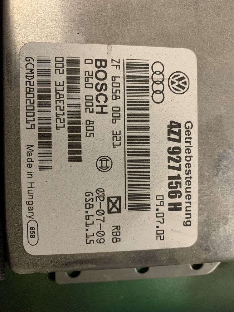 Блок управління АКПП Audi A6 Allroad  C5 2000-2005 4Z7927156H 262205