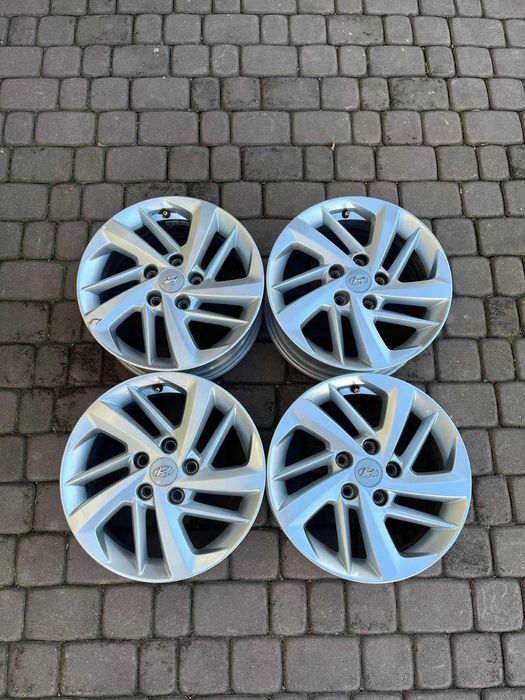 Oryginalne alufelgi Hyundai 5x114,3 16 cali Czujniki Tucson IX35 I30