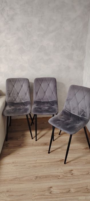 Narożnik kanapa z funkcją spania + 3 krzesla