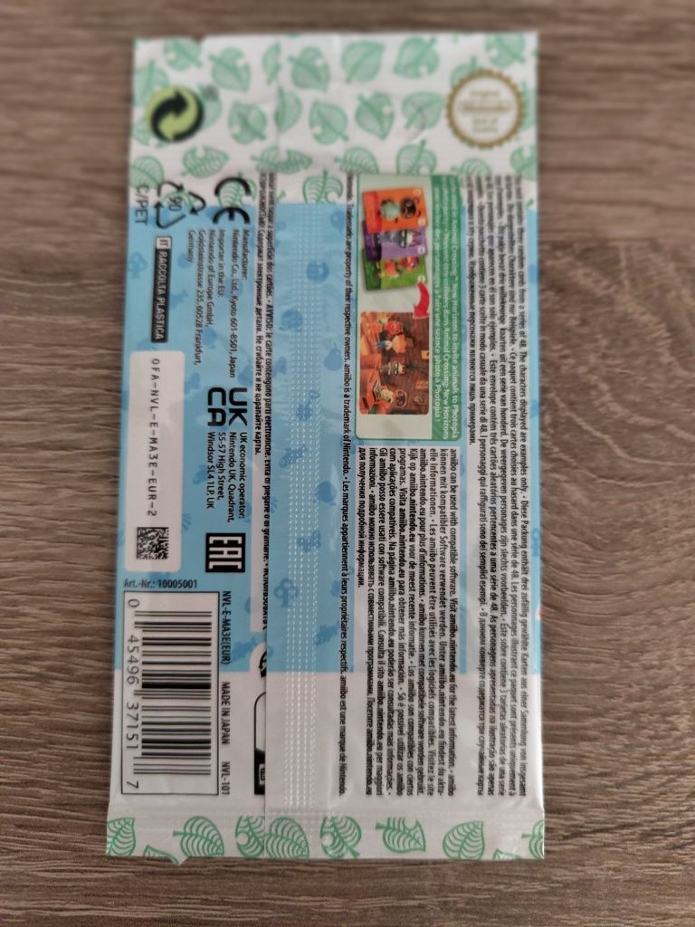 Cartas Amiibo Animal Crossing Series 5 Booster Pack