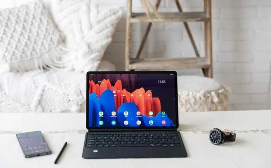 Планшет з клавіатурою Samsung Galaxy Tab MAX Dark 11 Дюймів 512Gb