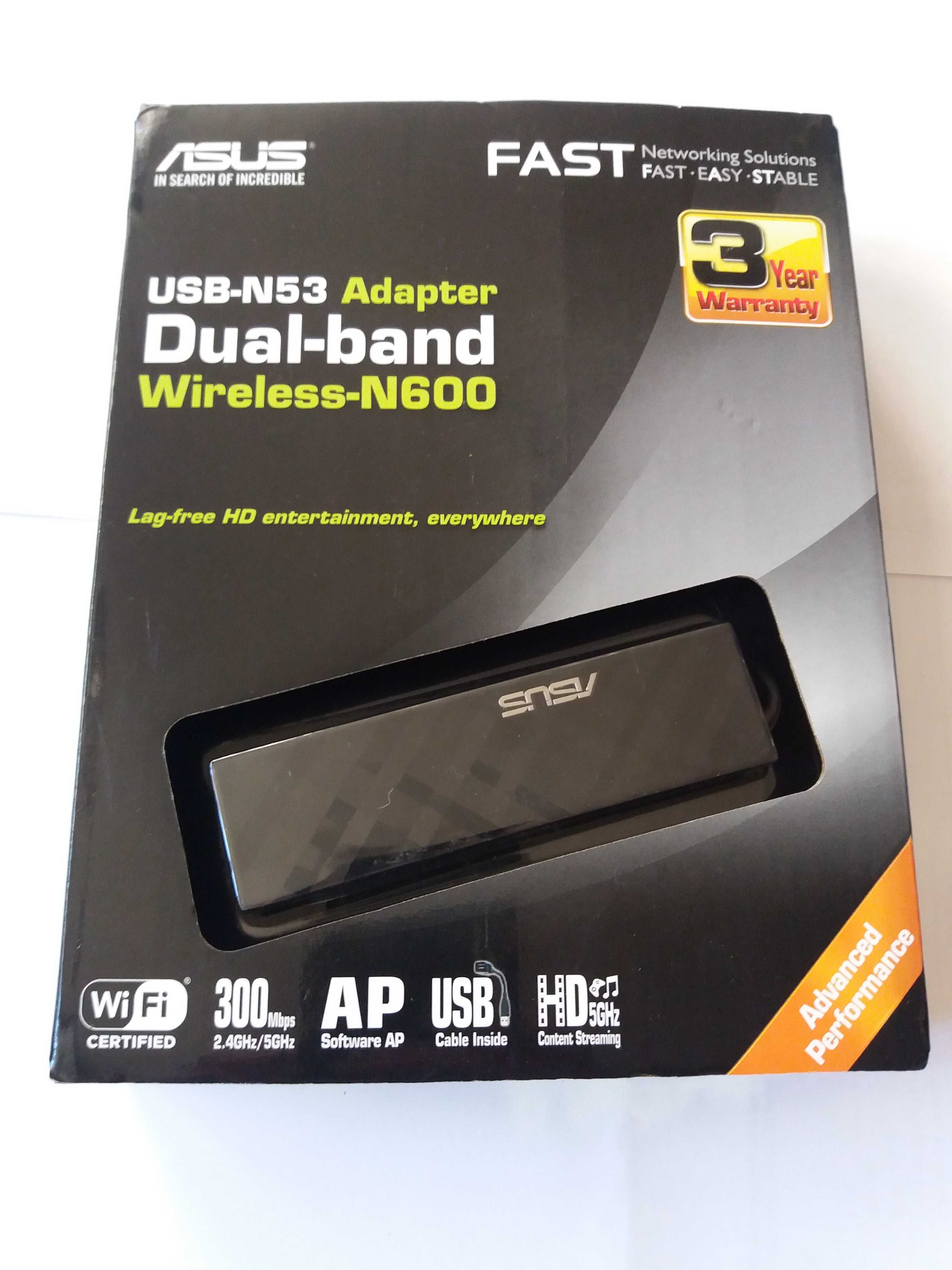 Karta sieciowa UBS N-53 Adapter Dual Band Wireless N600