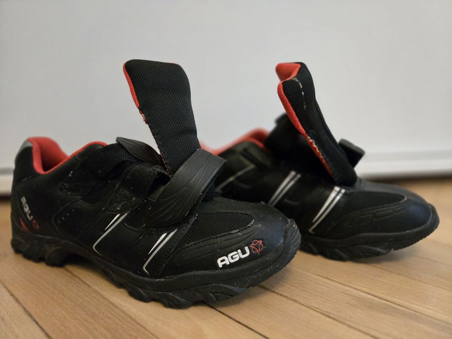 Pedały zatrzaskowe platformy Shimano pd m424, plus buty rowerowe AGU