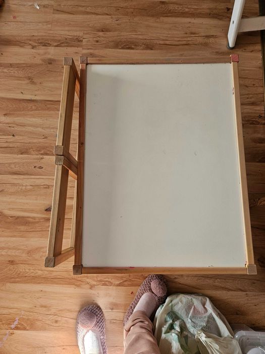 Komplet stolik i 2 krzesla Ikea LAAT, stan dobry.